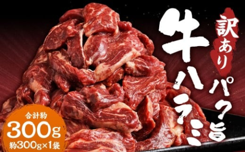 【訳あり】 パク旨牛ハラミ 300g ハラミ 牛肉 お肉 肉 焼くだけ カット済み 簡単調理 個包装 九州 熊本県 熊本市 冷凍 2239677 - 熊本県熊本市