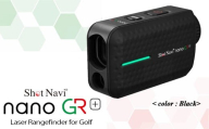 Shot Navi nano GR+(ショットナビ ナノ GR プラス)[カラー:ブラック] [11218-0946]