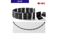ON4　オンフォー TYPE-C クリア　タイリッシュ軽量 磁気ネックレス 管理医療機器【1655758】