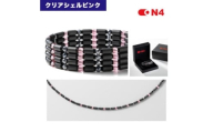 ON4　オンフォー TYPE-C クリアシェルピンク　タイリッシュ軽量 磁気ネックレス 管理医療機器【1655761】