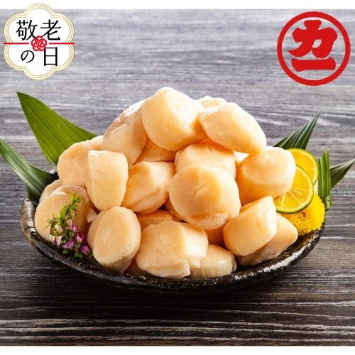 24-117 【敬老ギフト】オホーツク産ほたて貝柱特大サイズ1kg 2243461 - 北海道紋別市