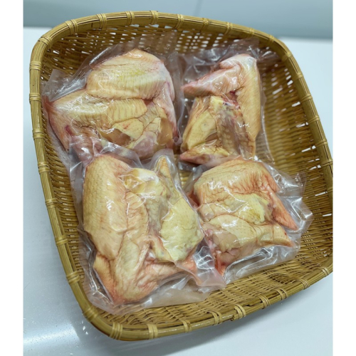 京都府京丹後産　京地鶏　手羽先・手羽元セット1kg（250g×4パック）　小分けパック 2244642 - 京都府京丹後市