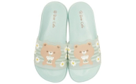キッズ シャワー サンダル【19.0cm】 子供 こども かわいい 夏 海 ビーチ スケーター skater Bear Cafe クマ くま 女の子 女子【プール 海水浴 子ども キャラクター】 奈良県 奈良市 なら 4-082