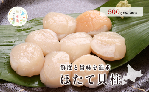オホーツク海産 冷凍 ほたて 貝柱 500g  帆立 ホタテ 刺身 玉冷 海鮮 魚介 国産 サロマ湖北海道 魚貝類 海の幸 生食用 刺身用 ホタテの刺身 素材本来の味 鮮度 うま味 つまみ お酒のあて 2245407 - 北海道湧別町