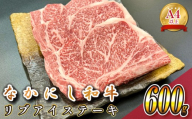 宮崎県西ノ原牧場・なかにし和牛リブアイステーキ 600g 牛肉 宮崎牛 産地直送 ステーキ 3枚 冷凍 焼肉