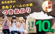 [先行予約][令和7年産] つきあかり 精米 10kg [2025年9月上旬より発送] 奥信濃飯山〜木内ファームのお米〜 (7-13B)