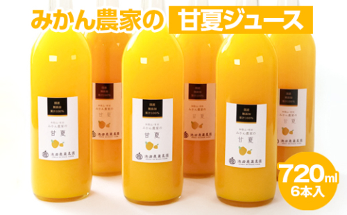 無添加甘夏ジュース720ml×4本 2248272 - 和歌山県美浜町