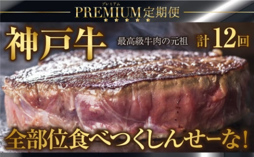 特選神戸牛 定期便 12回 牛１頭 全部位 食べつくしんせーな！ 定期便 神戸牛 素牛 但馬牛 A4ランク以上 神戸ビーフ 但馬ビーフ 世界農業遺産 和牛 国産 黒毛和牛 牛肉 お肉 希少部位 ロース ヒレ サーロイン すき焼き 焼肉 ステーキ 赤身 モモ 旨い 人気 おすすめ 冷凍 おすそ分け 224839 - 兵庫県朝来市