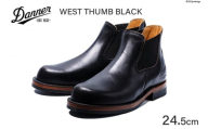 DANNER 紳士靴 ウェストサム ブラック[24.5cm][STUMPTOWN渋谷店 石川県 志賀町 CG4019-1] 靴 シューズ 革靴 男性用 メンズ用 レザーシューズ 黒
