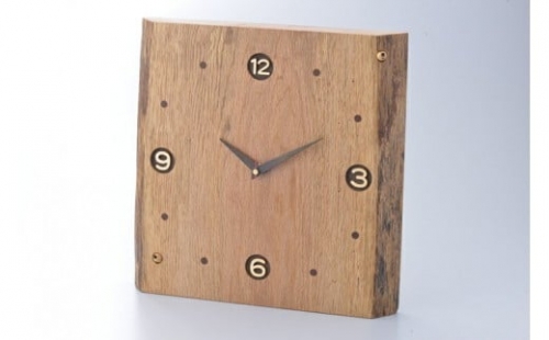 木製時計【三富平地林間伐材使用】　コナラ