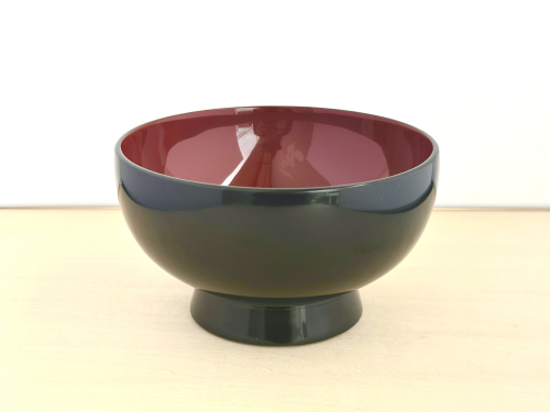川連漆器 黒内朱 そば椀【(株)佐藤商事】[H2-5503] 2253665 - 秋田県湯沢市