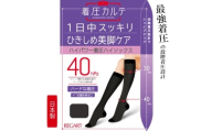 [メディックピエドシリーズ]高着圧ハイソックス MP-HS320 M23-25cm ブラック