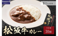 松阪牛カレー200g×30個セット 6ヶ月定期便【108A-003】