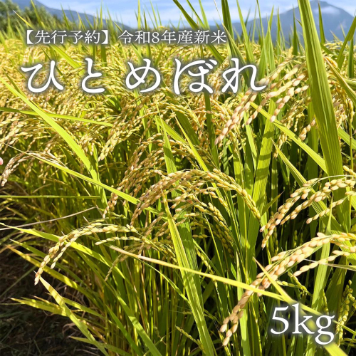 【先行予約】【令和8年産・新米】ひとめぼれ5kg　磐梯町の名水で育ったひとめぼれ　10月上旬発送　会津産　磐梯町産　福島県産　精米 2258369 - 福島県磐梯町