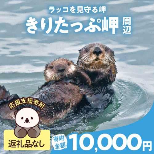 ラッコを見守る岬「きりたっぷ岬」周辺の環境整備　10000円分 返礼品なし_H0028-012 2258531 - 北海道浜中町