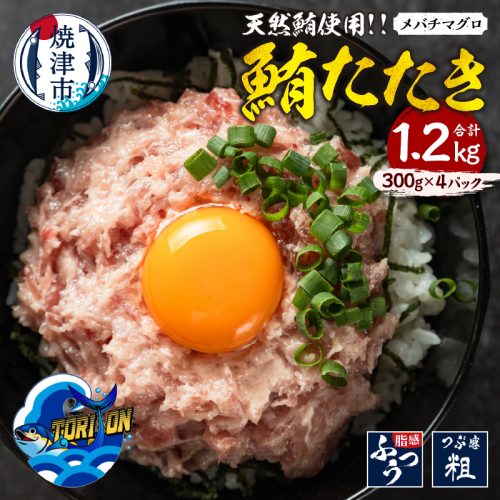 a10-1217　冷凍 大目鉢 鮪たたき 300g×4パック 2261229 - 静岡県焼津市