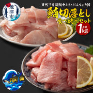 a10-1219　天然 鮪 切落し 食べ比べ セット 1kg