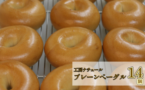 ＜『工房ナチュール』の天然酵母 無添加 プレーンベーグル 14個＞自家製酵母 小麦 ナチュールベーグル セット 高知県 佐川町 2263817 - 高知県佐川町