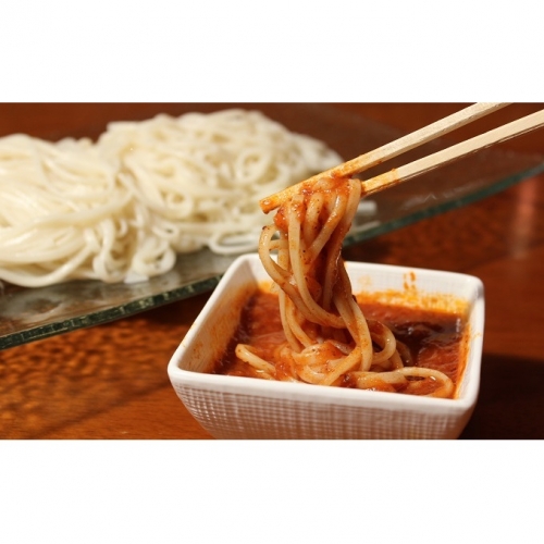 氷見うどん(半生細麺)氷見いわしの糠漬けトマトソース12人前セット
