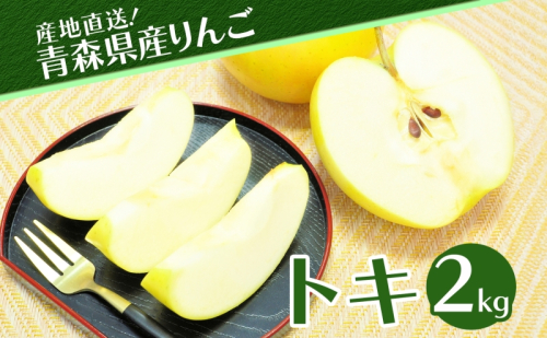 青森県産 りんご トキ 2kg 青森 リンゴ 林檎 とき 果汁 果物 フルーツ アップル 新鮮 おやつ デザート プレゼント 贈り物 お取り寄せ 常温 送料無料 青森県 西目屋村 2269125 - 青森県西目屋村