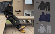 005-182 ファッション 洋服 イケオジ・リラックスセットアップ ブラック オシャレ S M L XL サイズ アウトドア レジャー 衣類 洋服 服 日常 イケメン 部屋着 コーディネート 静岡県 牧之原市 REVOLLA