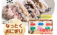E486 【4種の具材入り】なっとく おにぎり 6個入り（具材4種 / 各100g）【 なっとくおにぎり屋 】七徳御握 おむすび さがびより 使用 米 朝食 夕食 夜食 ランチ 長崎 佐世保 九州