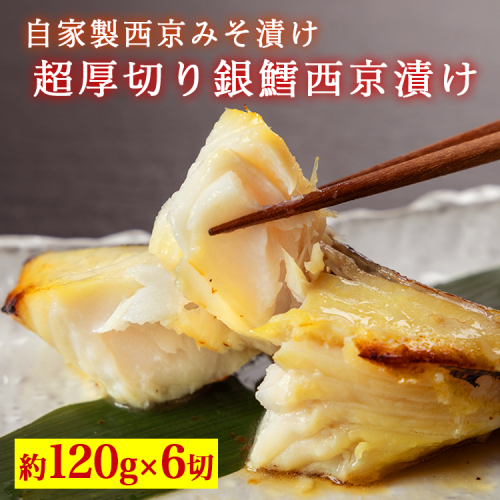 超厚切り銀鱈西京漬 6切入 ※北海道・青森・九州・沖縄・離島への配送不可 2273594 - 富山県魚津市
