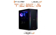 パソコン工房 ミドルタワーゲーミングPC Ryzen 7/RX 9070 XT/286