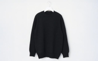 ≪順次発送≫ 【Yonetomi】SHETLAND WOOL PULLOVER 黒 ブラック 服 洋服 ユニセックス メンズ レディース ブランド 山形県 山辺町 送料無料 サイズ2 yt-swpxk2-sn ※沖縄・離島への配送不可