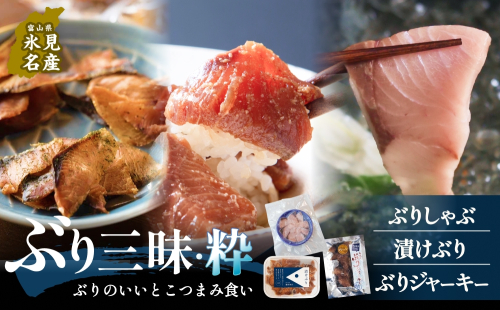 ぶり三昧・粋 鰤 ブリ 漬け ジャーキー 富山県 氷見市  2275596 - 富山県氷見市