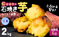【定期便6回】【訳あり】ゆうゆう農園の焼き芋 冷凍 2kg | 焼芋 焼いも やきいも さつまいも サツマイモ ねっとり スイーツ おやつ ゆうゆう農園 茨城県 龍ケ崎市