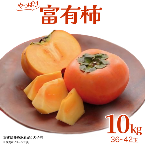 富有柿 約10kg (36～42玉)【2025年11月上旬発送開始】(茨城県共通返礼品：大子町) 柿 かき フルーツ 果物 秋の味覚 旬 2277057 - 茨城県牛久市
