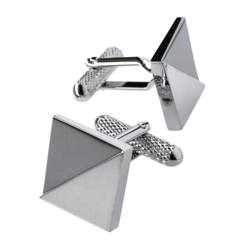 【スピード発送】ジオメトリック・スクエアカフス シルバーカラー G3126 2277620 - 大阪府泉佐野市