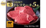 F25-017 最上等級A5ランク 鳥取和牛ヒレステーキ　（5枚）