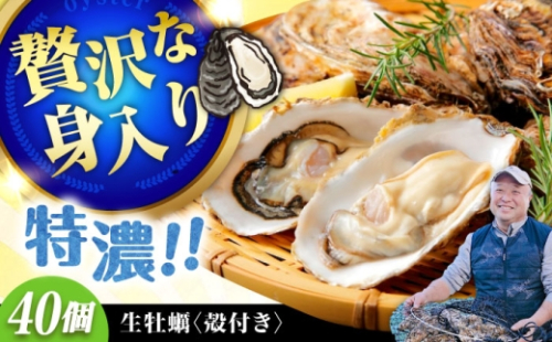 【1月31日(日) 着】加熱用生牡蠣 殻付き 40個 広島県江田島市／有限会社テツマル海産[XCO008-019] 2284772 - 広島県江田島市