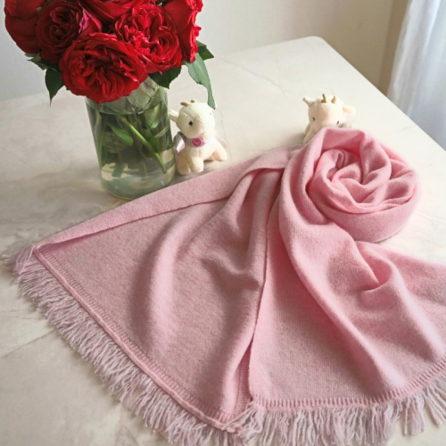 『Noble Fibre』100％カシミヤ・マフラー 桜色【高級 カシミア おしゃれ ファッション 防寒 かしみあ】 G3330 2286434 - 大阪府泉佐野市