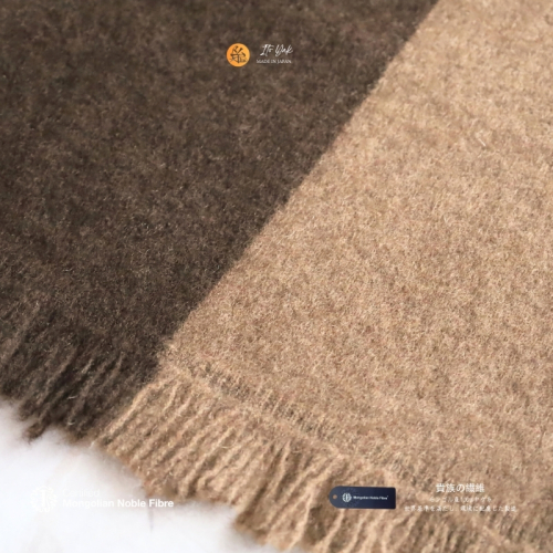 『Noble Fibre』100％ヤク・マフラー ベージュインターシャ【高級 おしゃれ ファッション カシミア より暖かい 防寒】 G3337 2286443 - 大阪府泉佐野市