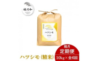 ＜発送月固定定期便＞＜先行予約＞岐阜県産ハツシモ(精米)10kg＜隔月定期便＞全6回【4073950】