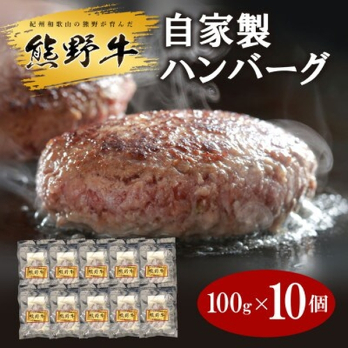 熊野牛 自家製ハンバーグ 10個入り 2287859 - 和歌山県美浜町