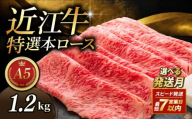 近江牛 1.2kg 300g×4パック すき焼き用 A5 特選本ロース 12月発送 小分け A5ランク 近江牛すき焼き ロース 特選 本ロース 特選ロース ロース肉 牛肉 肉 お肉 すき焼き用 しゃぶしゃぶ 和牛 黒毛和牛 国産 国産牛 日本三大和牛 雌牛 メス牛 ブランド牛 お歳暮 おすすめ 滋賀 彦根