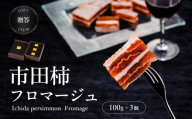 【隔月定期便3回】【ワインのおつまみにもオススメ】市田柿フロマージュ 100g×3個 | 柿 干し柿 干しがき 果物 フルーツ 干柿 おやつ お菓子 スイーツ おつまみ ワイン フロマージュ お取り寄せ グルメ ギフト プレゼント 贈り物 手土産 名産品 ドライフルーツ長野県 飯田市 信州