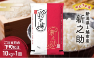 【10月より順次出荷※下旬配送】令和7年産 新潟県 上越市産 新之助 10kg 白米