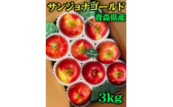 先行受付＜青森市産・サンジョナゴールド＞約3kg(家庭用)【1181965】