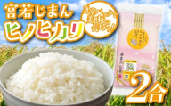 宮若じまんのお米! ヒノヒカリ 2合(300g) 真空袋入り [M864-1]