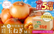 [訳あり]数量限定 特別栽培玉ねぎ M玉 5kg | 北海道津別町