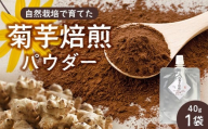 白色菊芋焙煎 パウダー （40g×1袋） SK-3｜ コーヒー 菊芋 パウダー ノンカフェイン 野菜茶 きくいも お茶 焙煎 ギフト グルメ お取り寄せ 鹿児島県 南大隅町 島子農園