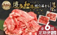 博多和牛切り落とし 500g×2パック　6回定期便 _Tk063