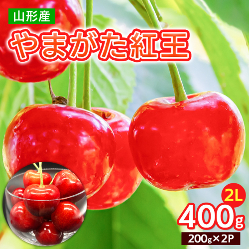 やまがた 紅王 2L 400g(200g×2パック)【令和8年産先行予約】FS25-064 2294757 - 山形県山形市