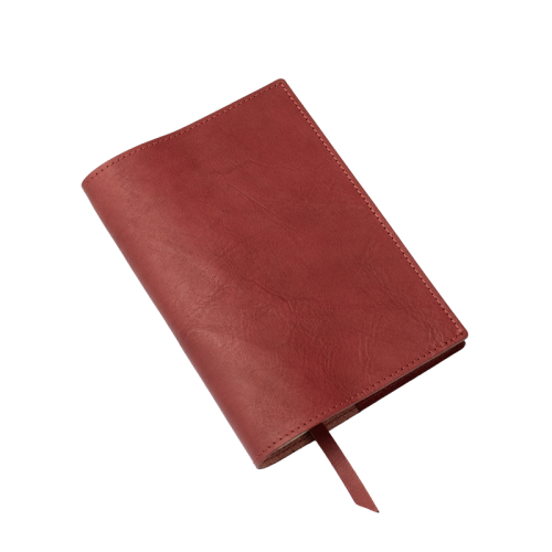 【スピード発送】本革ブックカバー 文庫サイズ（レッドオレンジ） G2819 2297206 - 大阪府泉佐野市