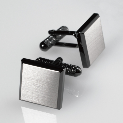 【スピード発送】４面カットカフス ブラックシルバー G3122 2297221 - 大阪府泉佐野市
